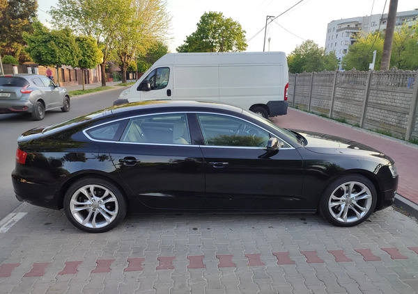 Audi A5 cena 40000 przebieg: 124000, rok produkcji 2009 z Warszawa małe 37